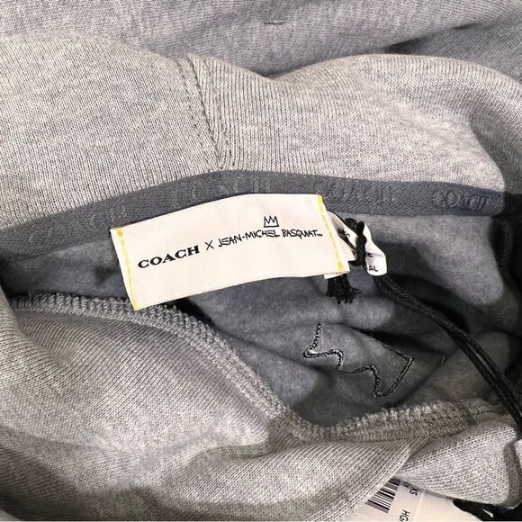 COACH X BASQUIAT limited edition grey hoodie XS - Picture 6 of 7